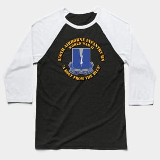 550th Airborne Infantry Battalion Baseball T-Shirt